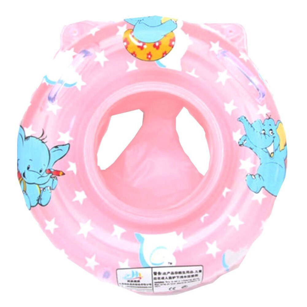 Child Children Inflatable Swimming Pool Toddler Safety Aid Float Seat Ring (Blue): Pink