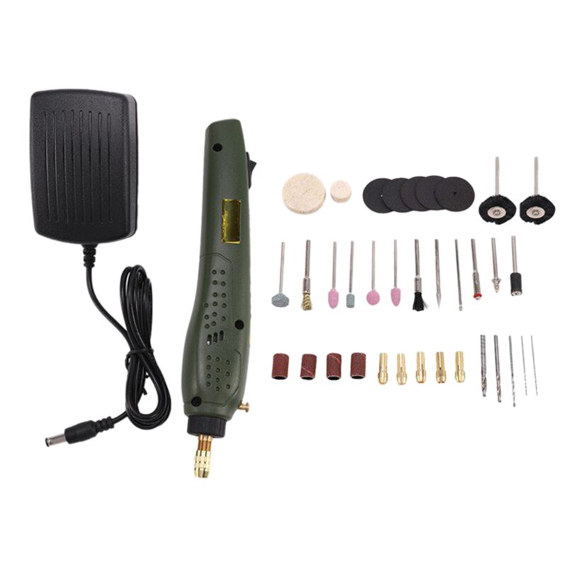 42In1 Portable Mini Electric Drill Set 16000Rpm Grinding Machine Engraving Drill Polishing Drill (EU PLUG)