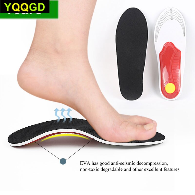 1Pair flat feet orthotic insoles arch support orthopedic inserts Plantar Fasciitis,Feet Pain,Pronation for Men and Women
