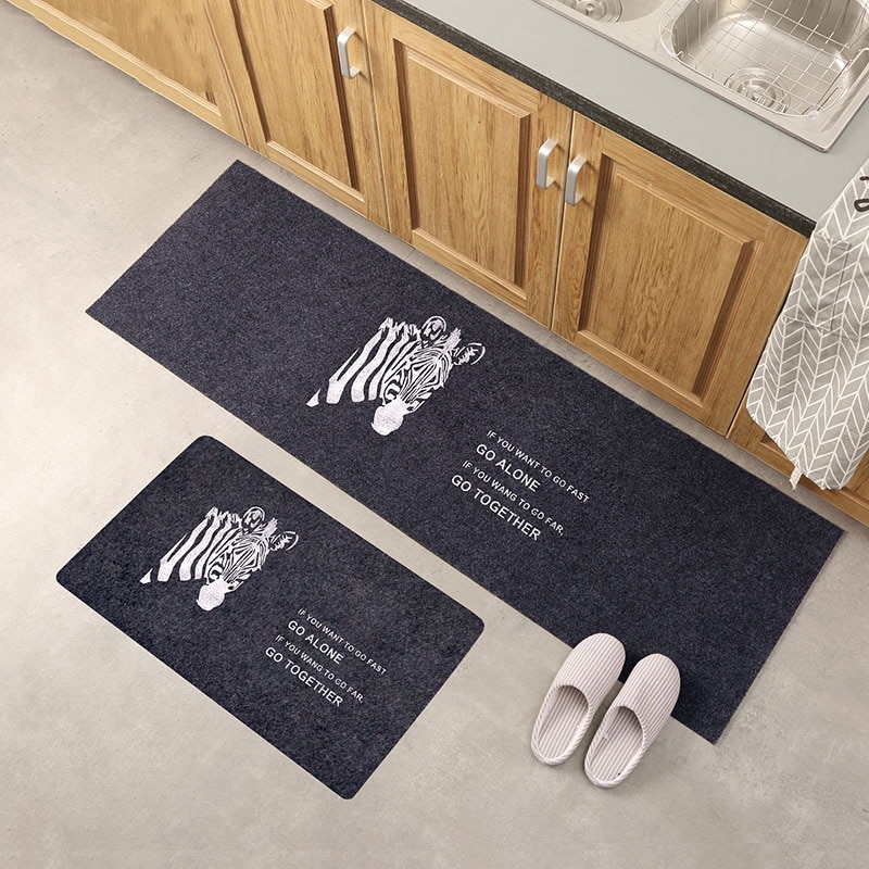Küche Zubehör Tür matt Tapete Fußmatten Teppich Dünne Nicht-Unterhose Küche Schlecht Teppich Zimmer Pad Boden matt Hause Boden matten