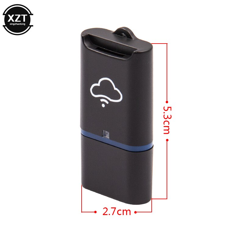 1 Uds TF Lector de Tarjetas Micro SD USB inalámbrico WiFi almacenamiento controlador Flash para iOS de Windows Android de alta velocidad