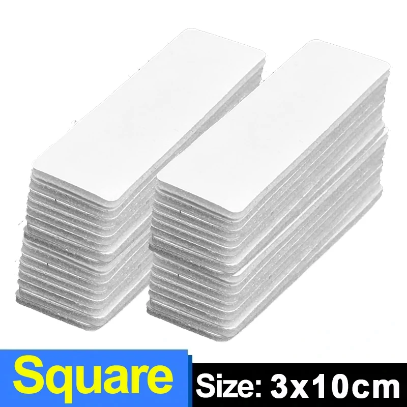 100/2Pcs Carpet Fixing Stickers Double Sided Car Carpet Fixed Patch Home Floor Foot Mats Anti Skid Tapes Adhesive Fastener Tape: 20mm / Transparent