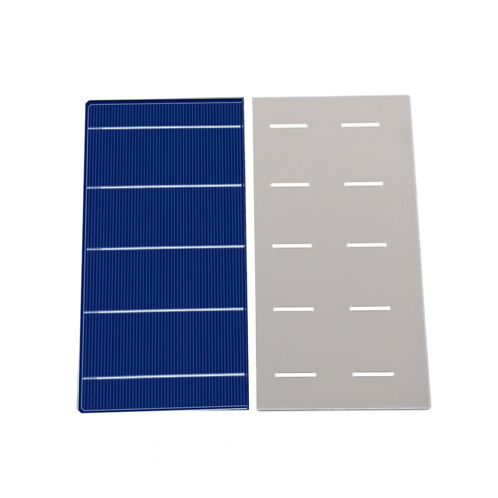 Células solares policristalinas 40/50/100 Uds 2,4 W 4.28A 156x78mm grado barato A PV DIY Panel Solar fotovoltaico C60