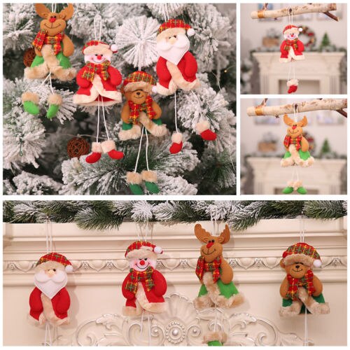 Kerst Ornamenten Leuke Welkom Santa Sneeuwpop Xmas Deur Opknoping Decoratie Ons