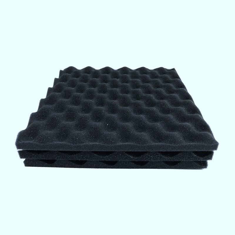 6 Pcs - Acoustic Foam Sound Proof Foam Panels Noise Dampening Foam Studio Music Equipment 1.2 inch x 12 inch x 12 inch