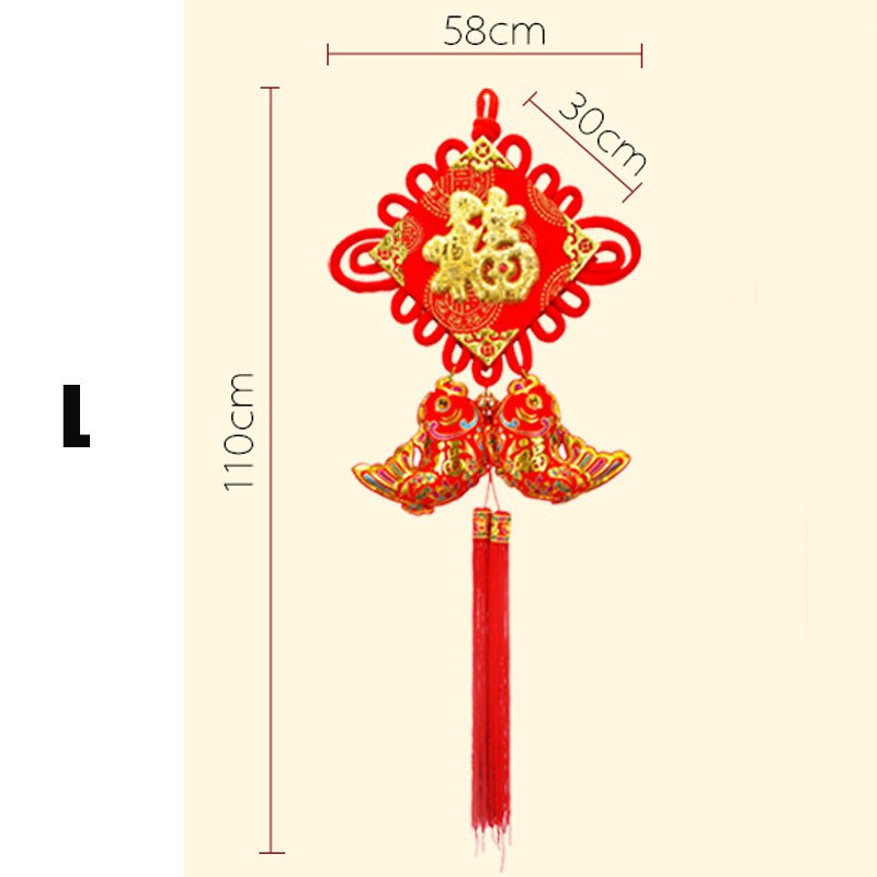 Chinese knoop kwasten hanger gelukkig Chinese Jaar Lente Festival ornament cultuur en kunst Gordijn Decoratieve flanellen
