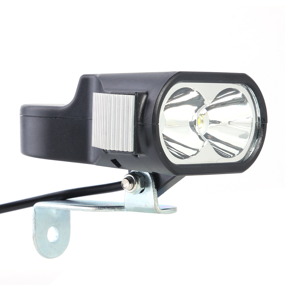 Faro LED para bicicleta eléctrica, 36V, 48V, 60V, Scooter Eléctrico, linterna para bicicleta, bocina, lámpara frontal, impermeable, faro de alta potencia para bicicleta eléctrica