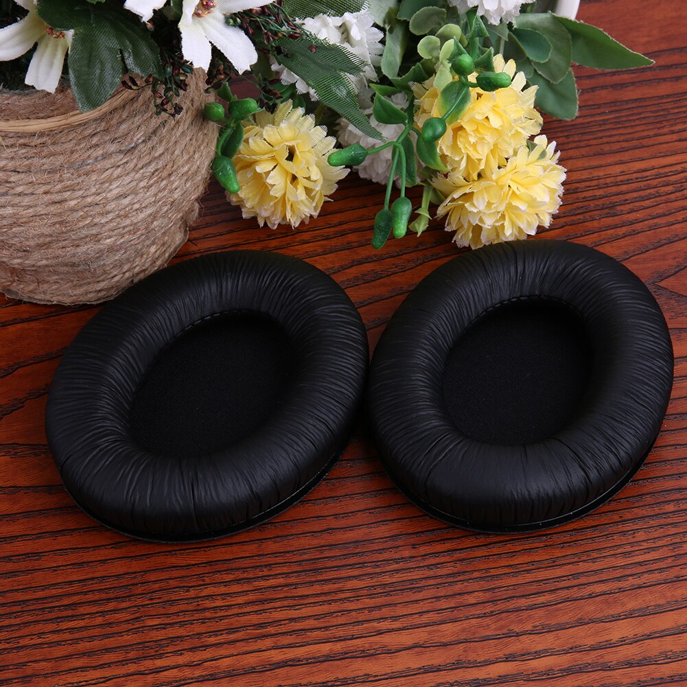 1 paar vervangende oorkussens voor sennheiser  hd201 hd180 hd201s koptelefoon, inclusief zachte oorkussens en een opbergdoosje.