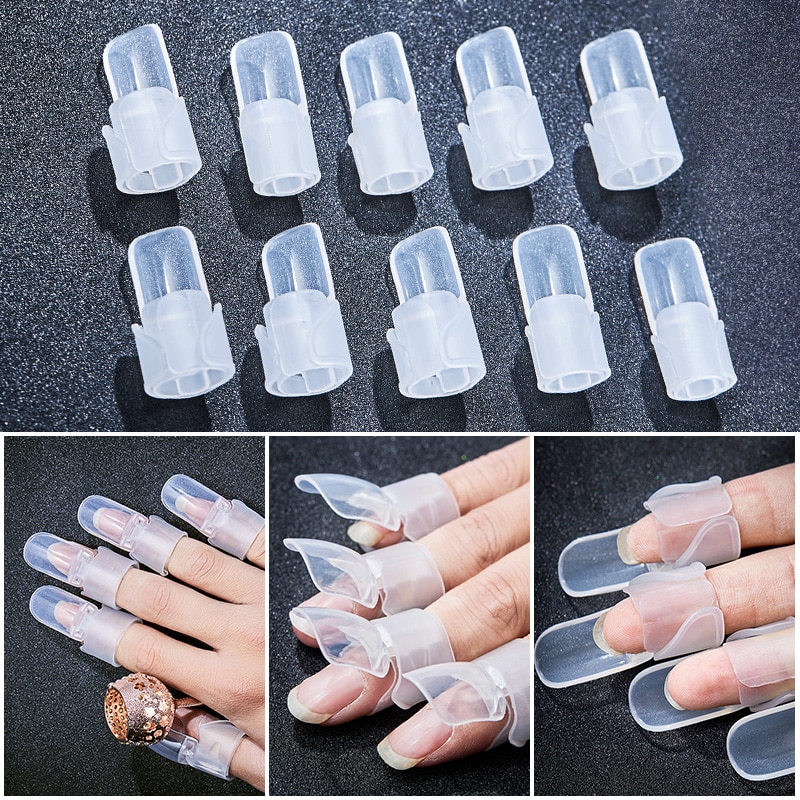 Nagel Losweken Cap Clips Soaker Caps Voor Uv Gel Polish Nail Art Tips Voor Fingers Nagellak Remover Nagels remover Wrap Tool