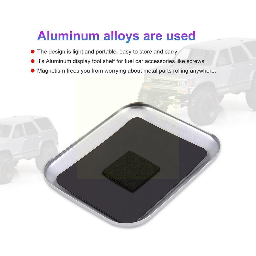 Screw Tray Magnetic Screws Tray Dish Bowl For Garage Bolts Nuts Hardware Organizer Bits Storage Mini Plate Parts Box G6s7