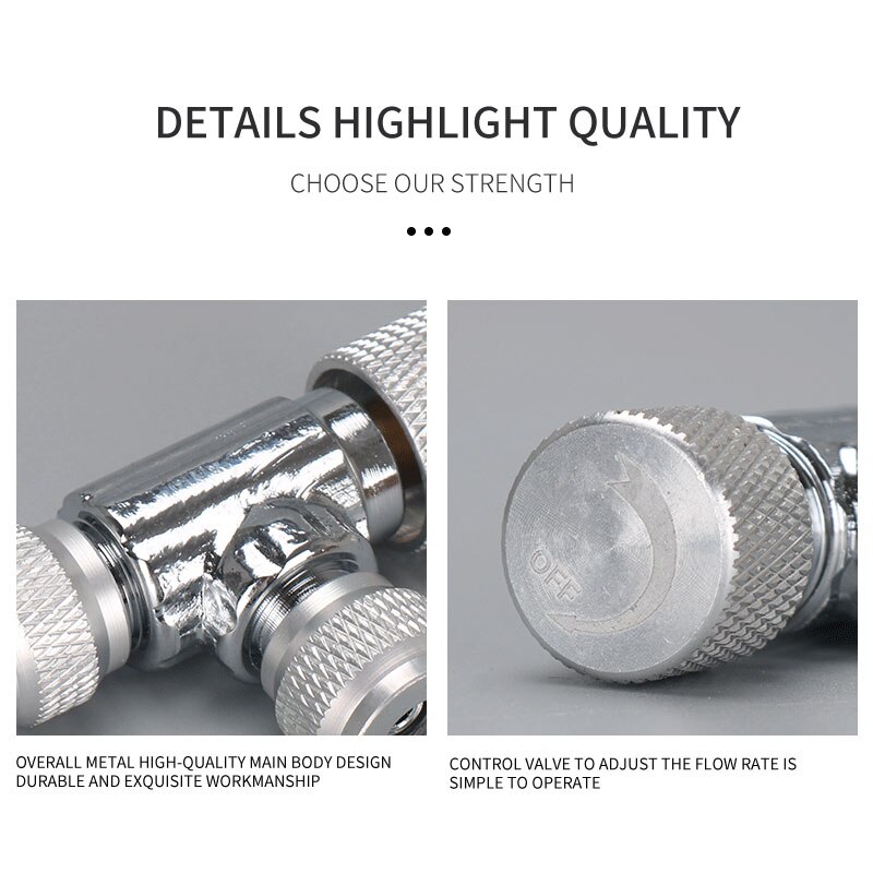 Aquarium CO2 One-Way Bubble Regulator Diffuser Single-Head Double-Head Needle Valve Regulator Fish Tank CO2 System Accessories