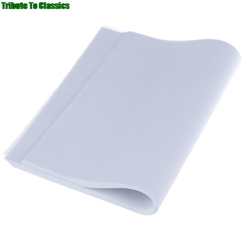 Papel de trazado translúcido para patrones, 100 piezas, para caligrafía, escritura, copia, hoja de dibujo, suministros de oficina escolar