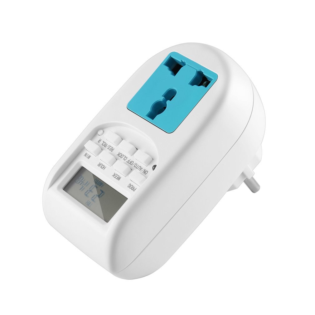 EU Plug Energy Saving Timer Programmable Electronic Timer Socket Digital Timer Household Appliances For Home Devices