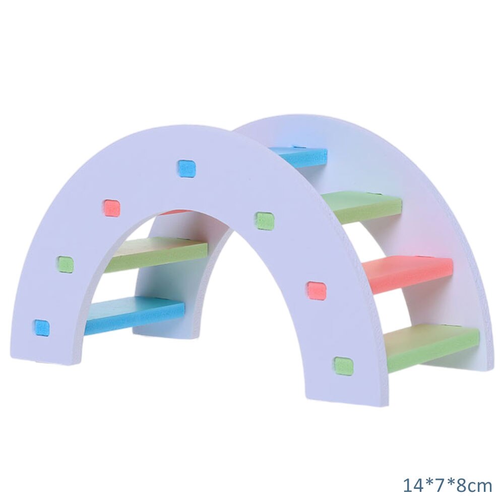 Pet Toy Toy Hamster PVC Functional Assembling Toys Mini DIY Pet Bed Small Toy Stylish Beautiful Hamster Supplies: 1