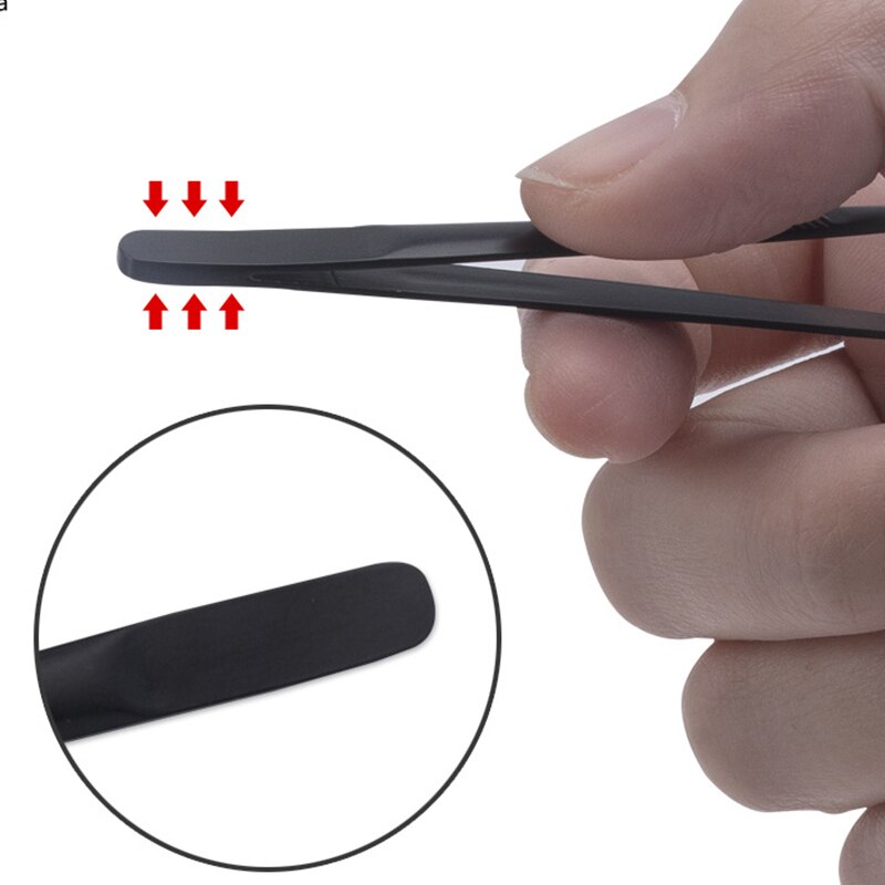 Pęseta robić brwi ze stali nierdzewnej ukośne szczypce ciągnij kleszcze robić brwi wąsy ciągnij uroda narzędzia robić makijażu depilacja klips robić brwi