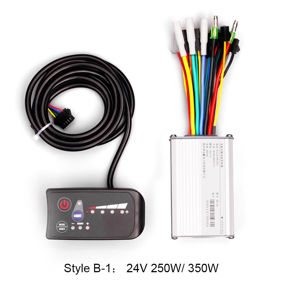 24V-48V/36V-60V 350W Electric Bicycle Controller with LCD Display Panel E-bike Electric E Bike Scooter Brushless Controller Part: B 24V 250W 350W