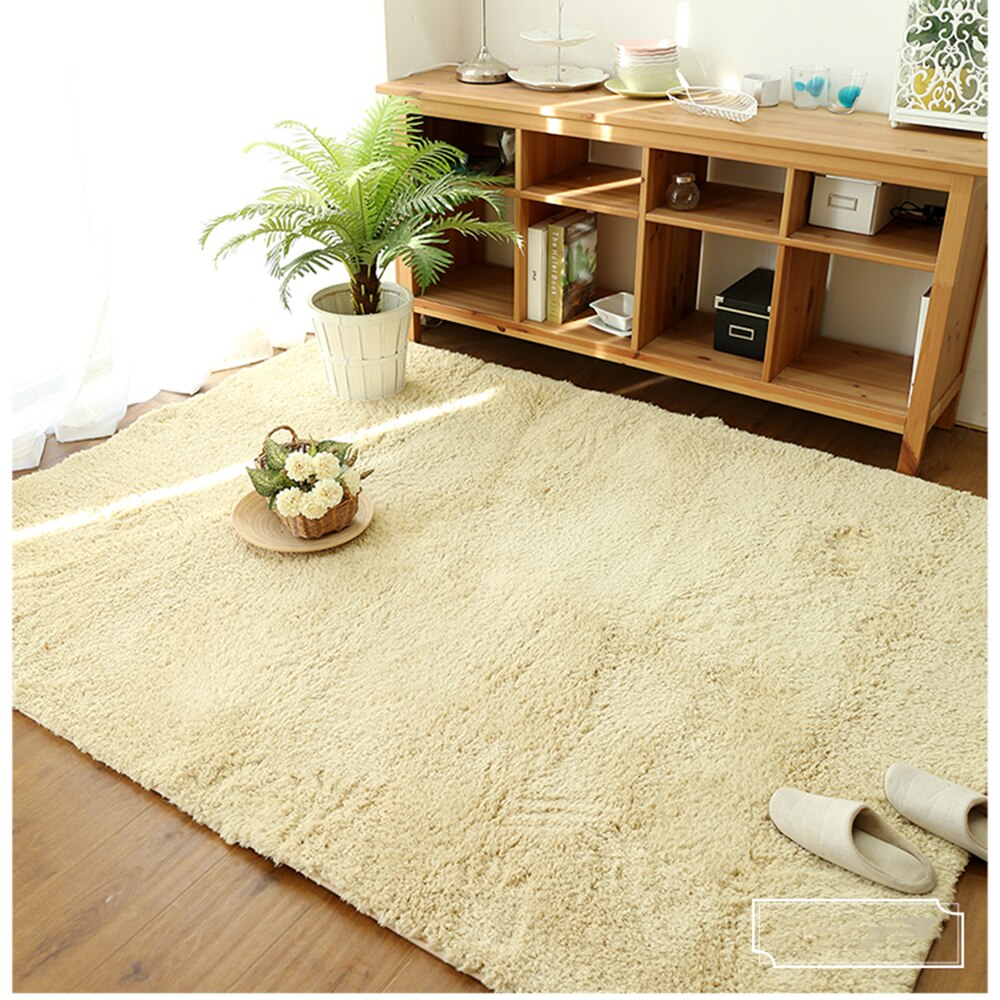 Living Room Carpet Bedroom Mat Soft Plush Tatami Mat Simple Baby Thicken Bedside Bed Front Bedroom Coffee Table Rug