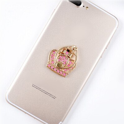 Heart Mobile Phone Stand Holder Metal For iPhone Huawei Ring All Phone Finger Ring Mobile Phone Stand Diamond: G