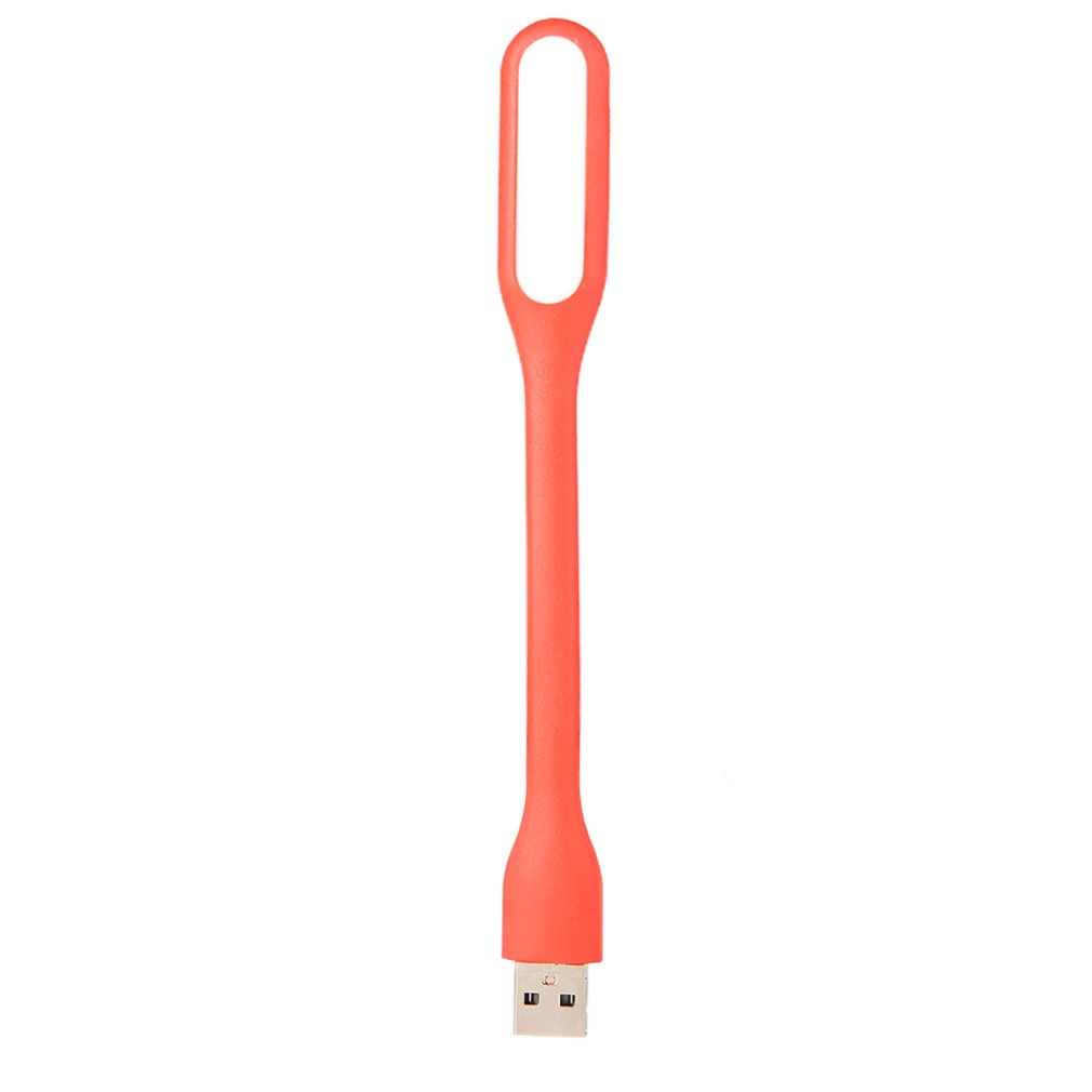 Draagbare Mini USB LED Flexbiable Nachtlampje Super Heldere Boek Licht Leeslamp Voor Power Bank PC Laptop Notebook: Warm White