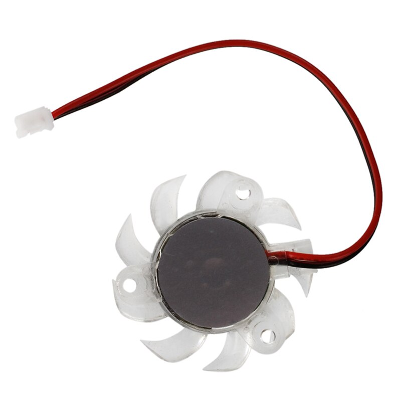 Plastic Mini Cooling Fan Heatsink Cooler DC 12V for PC Computer GPU Support