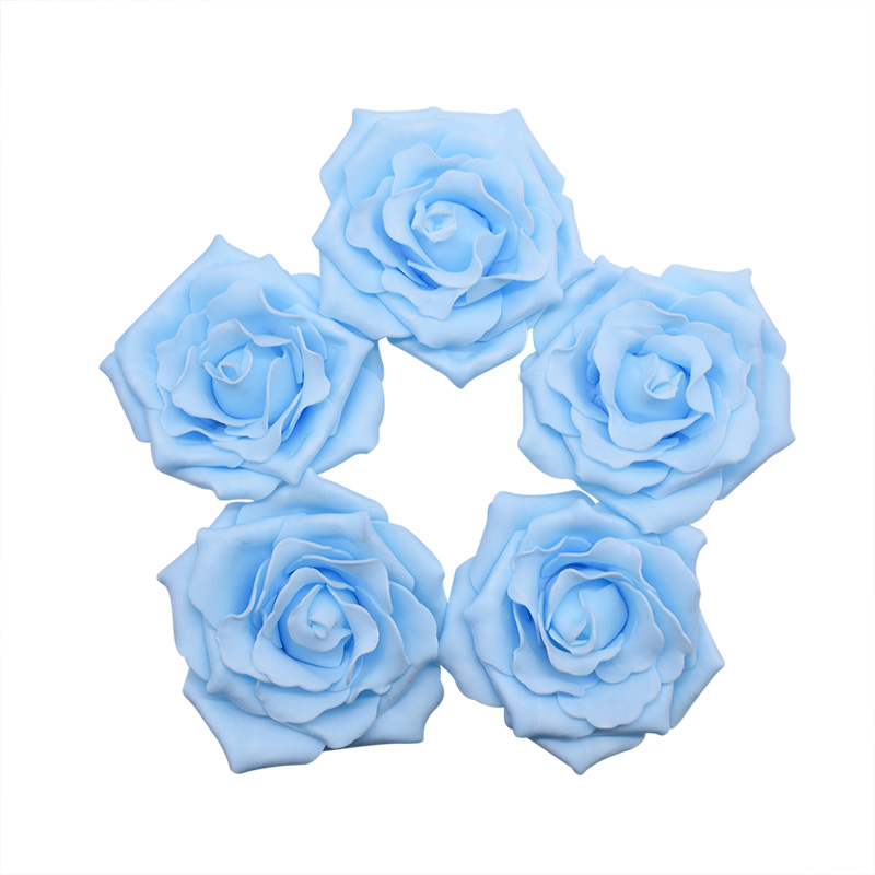 Roses artificielles en mousse 10cm 10 pièces | Têtes de fleurs artificielles pour Bouquet de mariage, couronne décorative pour la maison, décoration en boule bricolage pour mariage: F08