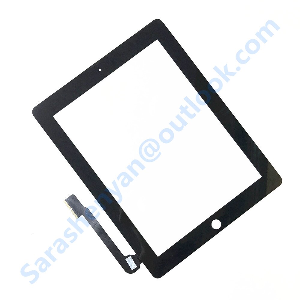 A1416 A1430 A1403 A1458 A1459 A1460 Touch Glas Voor Ipad 3 Ipad 4 9.7 ''Touch Screen Digitizer Sensor Glas Panel Digitzer: Black
