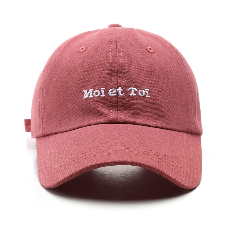 Casual baseballpet voor dames en heren moi et toi borduurhoed jongens meisjes snapback pet kleppen pet casquette