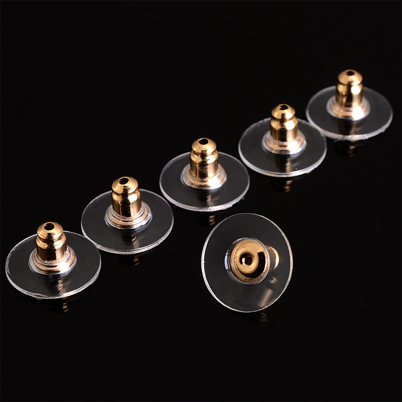 Alloy Earring Backs Stoppers Earnuts Stud Earring Stopper Back Plugs DIY Jewelry Findings Accessories Making