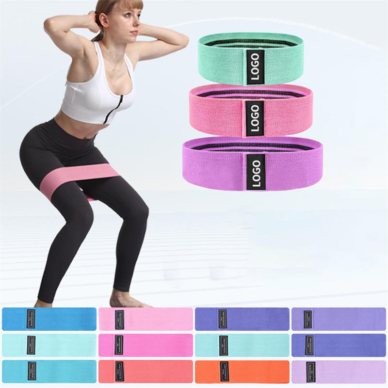 Elastiska band fitnessmotståndsband yoga pilates höftcirkel expanderband gymträning hemmaträningsutrustning