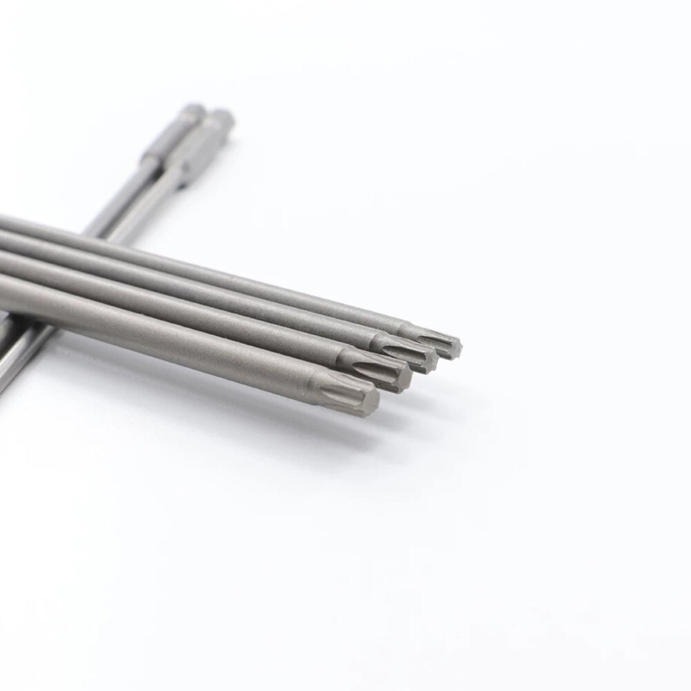 Juego de puntas de destornillador Torx magnético de 200mm de largo, cabeza de destornillador eléctrico T10, T15, T20, T25, T27, T30, 1 ud.