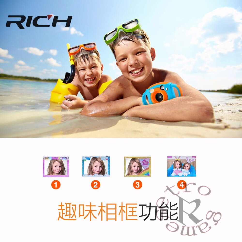 Mini Kid Cameras 5MP HD Projection Digital Camera Fotografica Digital Portable Cute Neck Child Photography Video Camera