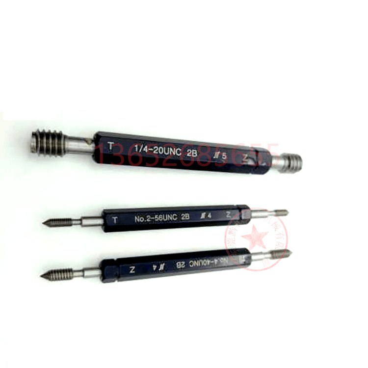 Draad Tand Gauge 6 H Amerikaanse Tool Draad Plug Gauge Tand Regel Go/No Go Gage 3/8-24 3/4-10 1/2-28