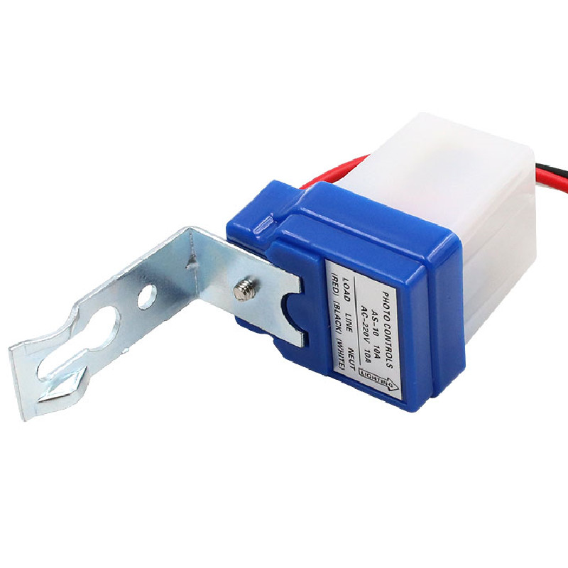 Automatic On Off Photocell Street Lamp Light Switch Controller DC AC 220V 50-60Hz 10A Photo Control Photoswitch Sensor Switch