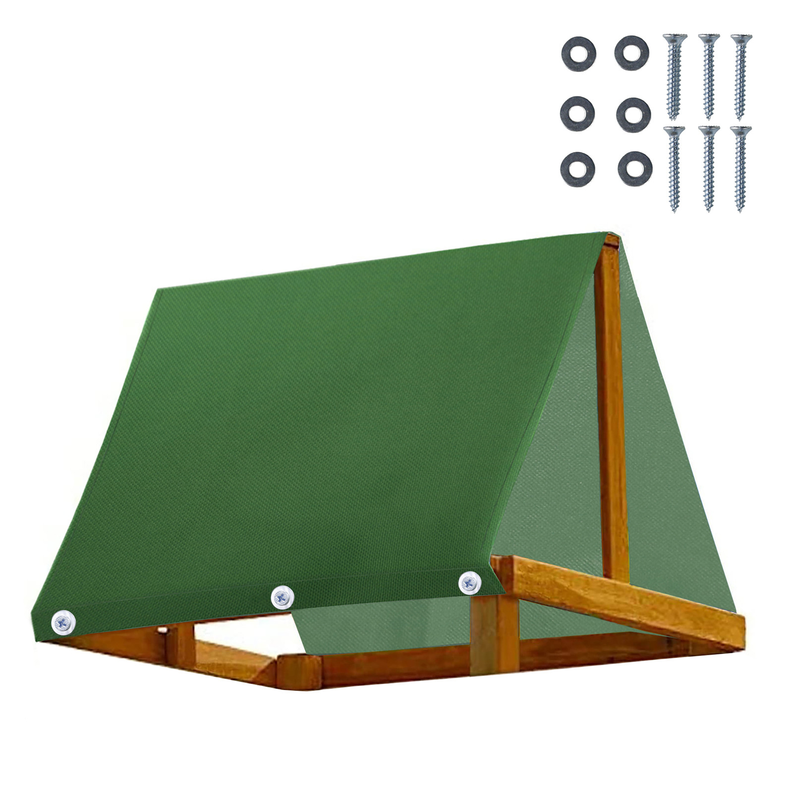 Outdoor Swingset Slide Shade Kids Playground Replacement Canopy Waterproof Proof 600D Oxford Cloth Tent Tarp With Screws Set