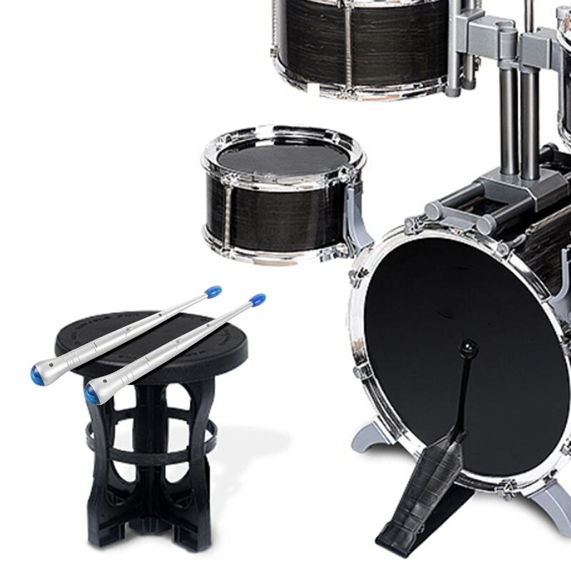 Children Drum Sticks Electronic Air Rhythm Sticks Drum Rock Beat Drum Sticks Gimmick for Children Kid Toy (No Battery)