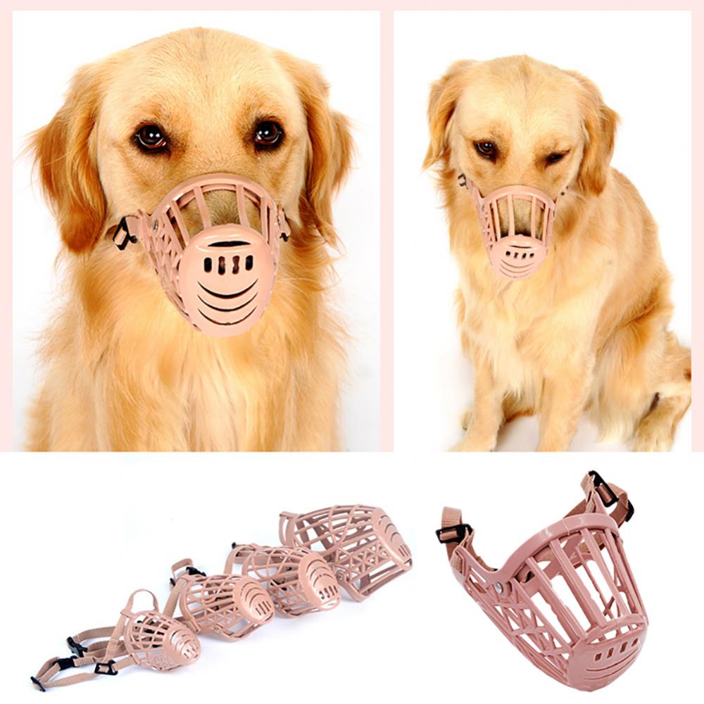 50% Hotplastic Verstelbare Pet Honden Katten Snuit Mand Anti Bijten Mond MaskS1