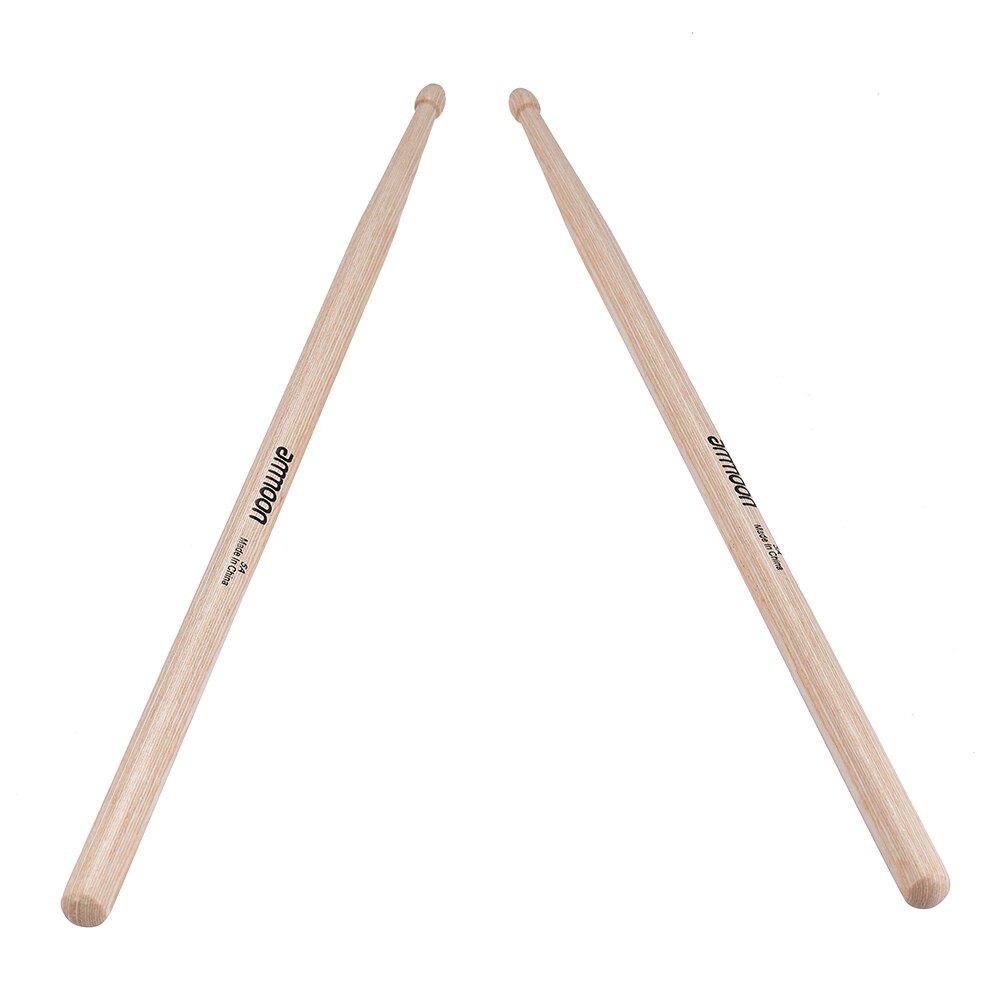 Baquetas de madera ammoon, 6 pares de baquetas de batería de 5A/7A, conjunto de instrumentos de percusión de madera de Arce, accesorios