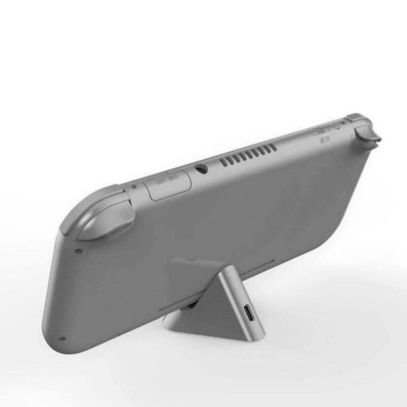 Para nintendo switch host base de carregamento universal para switch lite game console portátil triângulo carga rápida stands