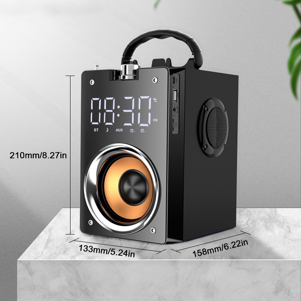 T3 Super Bass Bluetooth Speakers Portable Column HighPower 3D stereo Subwoofer Music Center Support AUX TF FM Radio HIFI BoomBox