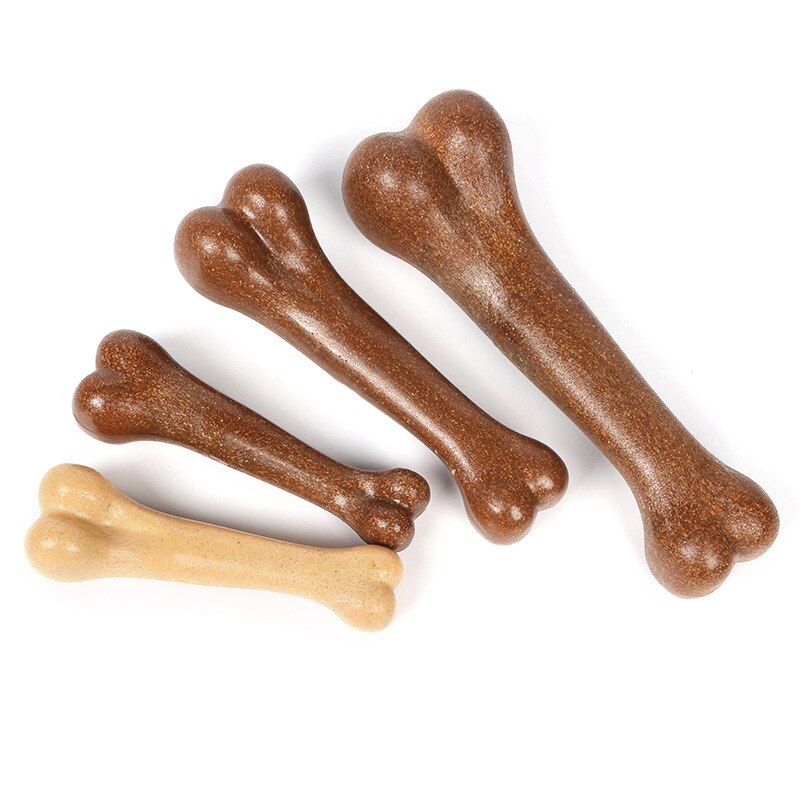 Unzerstörbar Hund Knochen Natürliche Ungiftig Welpen Spielzeug Molaren Zähne Sauber Hunde Knochen Haustier Kauen Spiel Zahn Pflege