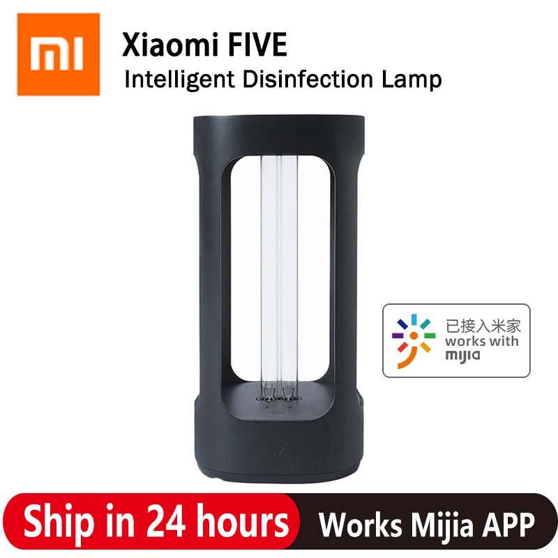 Xiaomi Mijia FIVE-Lámpara de desinfección UVC inteligente, esterilizador UV de inducción de cuerpo humano que funciona con el Control de la aplicación Mijia