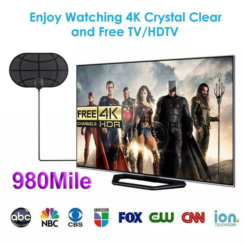 980 Mile Range Antenna TV Digital HD Skywire 4K Antenna Digital Indoor HDTV 1080P