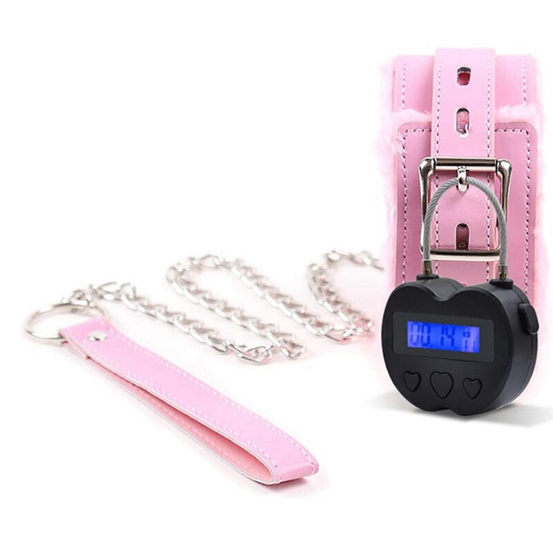 Smart Time Lock LCD Display Time Lock USB Rechargeable Temporary Timer Padlock Travel Electronic Timer