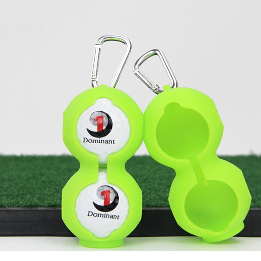 3pcs Golf Silicone Golf Accessories Golf Silicone Protective Cover Holder Cover Bag Portable Golf Case with Keyring(Re