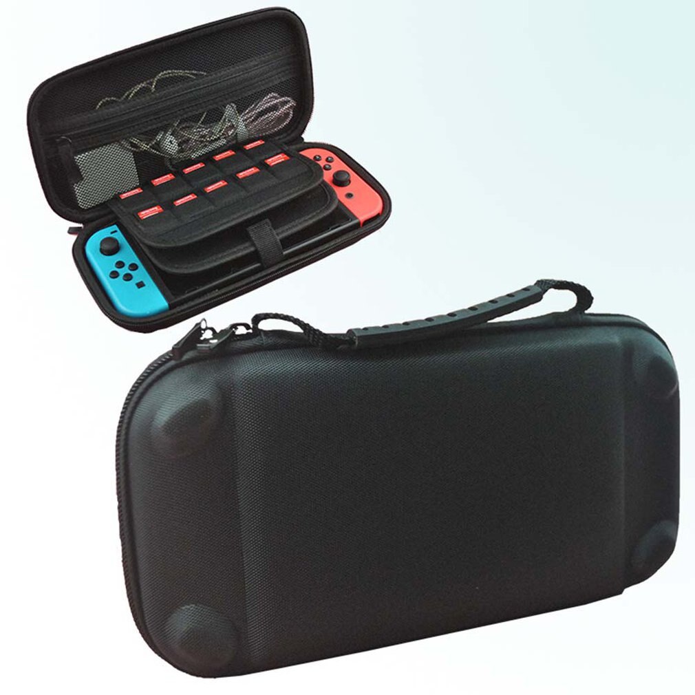 Pour Nintendo pour Switch Console de jeu sac de rangement quatre coins Protection EVA avec fermetures à glissière Protection complète