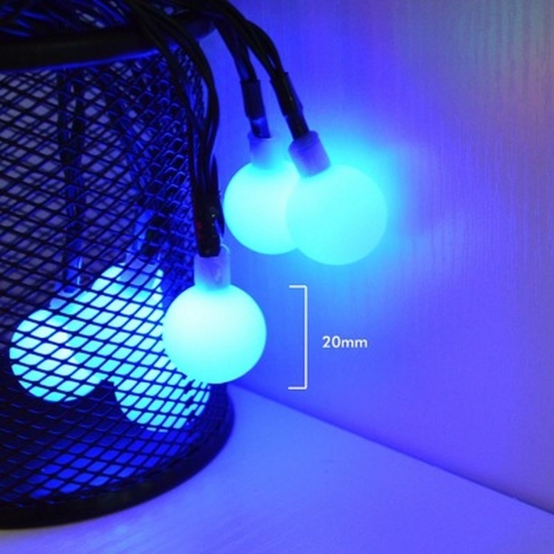 LED Outdoor Lighting Strings Waterproof Solar Garden Light String Multicolor/Warm White/white/blue Lamp Chain for Christmas