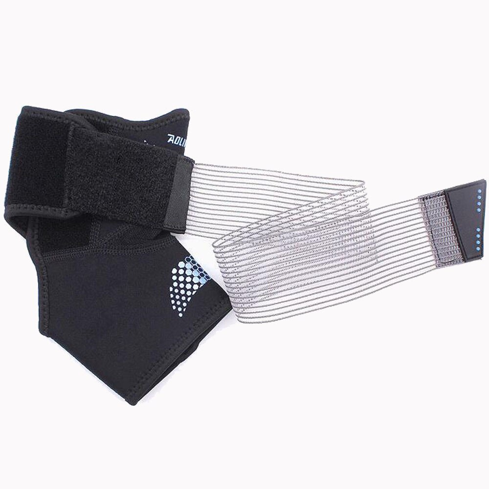 1pc verstelbare enkelondersteuning compressie brace elastische sportbandage voetband basketbal voetbal voetbal enkelbeschermer