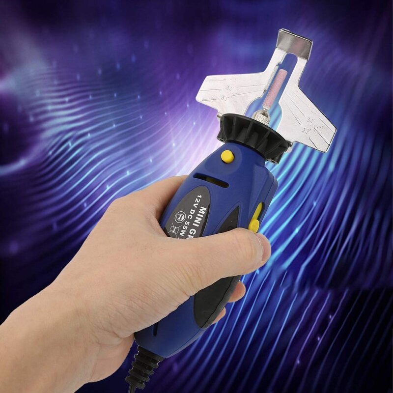 12V Handheld Chainsaw Sharpener Portable Electric Saw Filing Chain Saw Grinder for Garden Outdoor Grinding Machine Tool