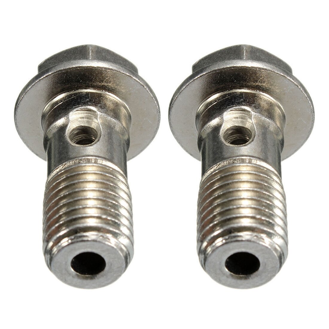 2 Pcs Motorcycle Stainless Brake Banjo Bolt M10 x 1.25mm