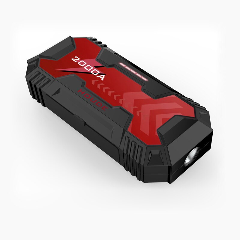 Power Bank Portable Jump Starter In Light Weight Quick-Charge 3.0 20000MAH 2000A Peak Current Auto Starter for 8L /6L Outdoors: THE RED PLUG